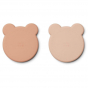 Set de 2 assiettes Marty - Mr bear rose mix