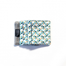 Pochette + 5 lingettes démaquillante en coton - 8 x 10 cm - Guniko