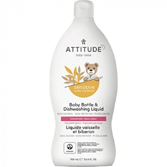Liquide vaisselle et biberons - Bébé - 700 ml Liquide vaisselle et biberons - Bébé - 700 ml