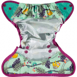 Culotte de protection pour couches lavables - Taille unique pression - Paresseux