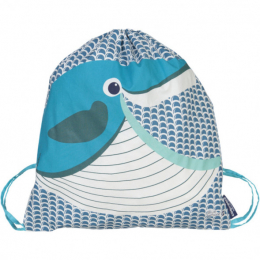 Sac d'activités enfant en coton BIO - Baleine