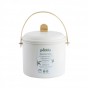 Seau d'intérieur à compost - acier et bambou - 7 l