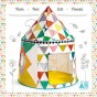 Cabane multicolore