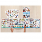Panorama éducatif avec stickers repositionnables - Frise historique du monde