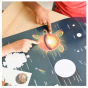 Poster éducatif avec stickers repositionnables - Astronomie