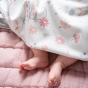 Couverture pour photos étapes de bébé - Rosy White