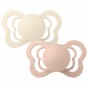 Set de 2 tétines BIBS Couture - Ivoire & Blush