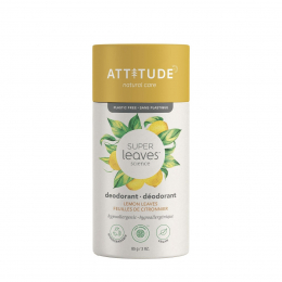 Déodorant solide Citronnier Super leaves 85 g - Attitude