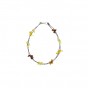 Bracelet fin et perles d'ambre adulte - Multicolor