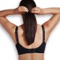 Soutien-gorge d’allaitement à armatures Carri-Gel™ sans coutures - Noir