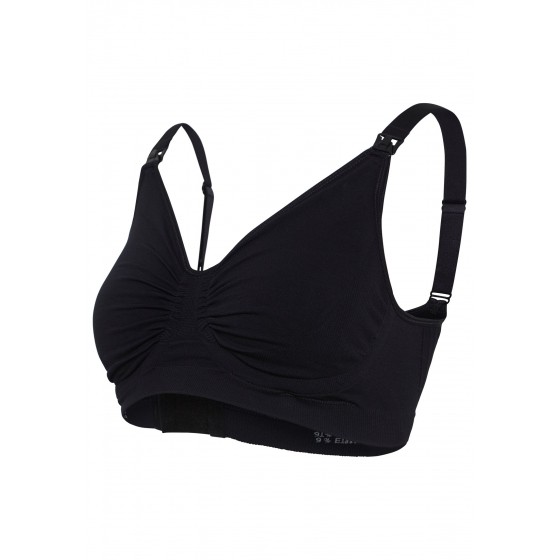 Soutien-gorge d’allaitement à armatures Carri-Gel™ sans coutures - Noir