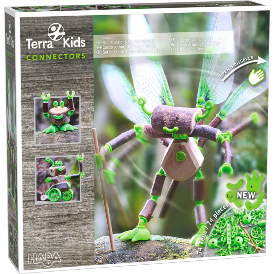 Terra Kids set de construction Connectors - Kit Héros de la forêt