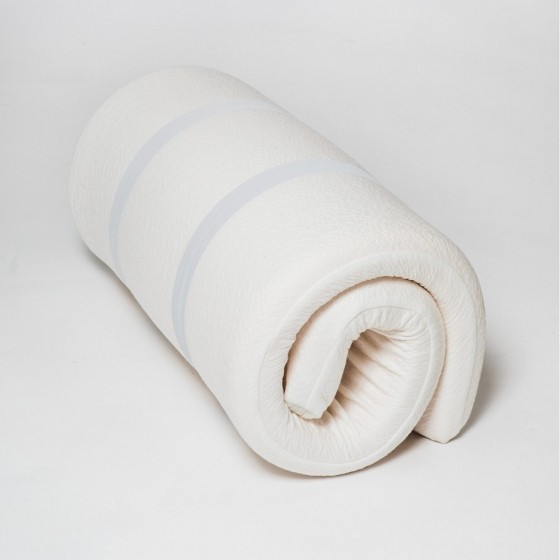Matelas de voyage roulé aloe vera - 60 x 120 x 5 cm Matelas de voyage roulé aloe vera - 60 x 120 x 5 cm