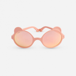 Lunettes de soleil pour bébé de 0 à 1 an - Ourson baby - Rose pêche