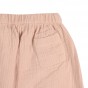 Pantalon en mousseline - coton biologique - powder pink