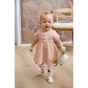 Robe en mousseline - coton biologique - powder pink