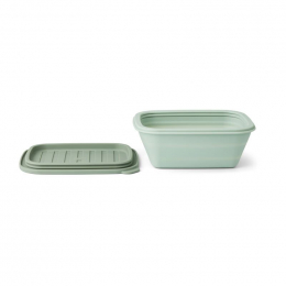 Lunch box pliable Franklin - Dusty mint & faune green mix