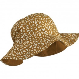 Chapeau de soleil réversible Amelia - Mini leo & Golden caramel