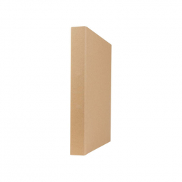 Farde 2 anneaux kraft 100 % recyclé 31 x 26.5 x 3 cm - Memo