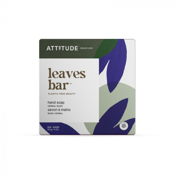 Attitude - Savon pour les mains - Leaves bar - Musc herbal