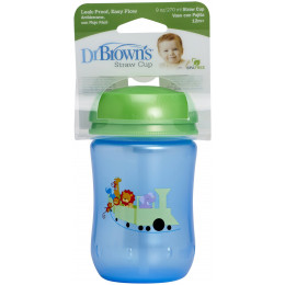 Gobelet avec paille 270 ml Bleu / Vert