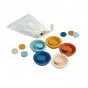 Plan Toys - Tasses à trier et compter - Orchard