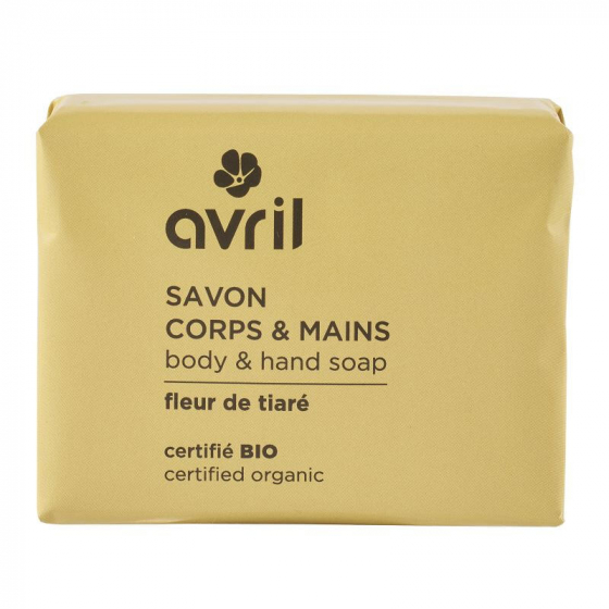 Avril - Savon corps & mains Fleur de Tiaré100g - BIO