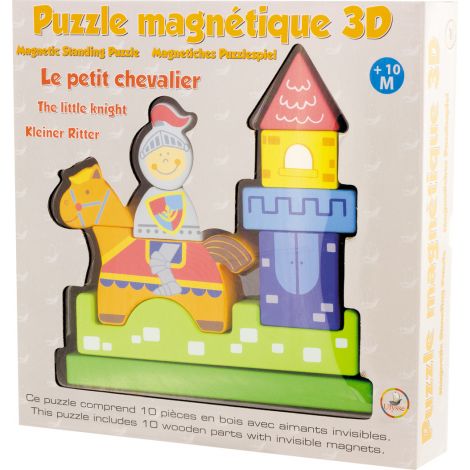 Puzzle magnétique 3D "le petit chevalier" - à partir de 10 mois