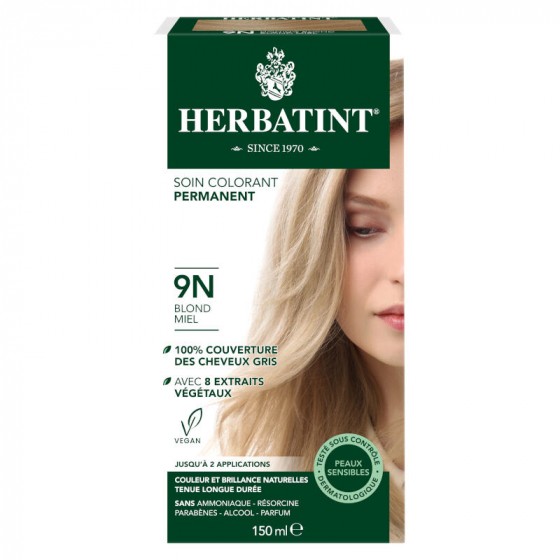 Coloration végétale 9N blond miel Coloration végétale 9N blond miel