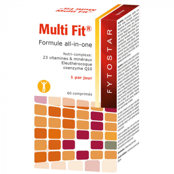Multi Fit complexe Multi vitamines 60 comprimés