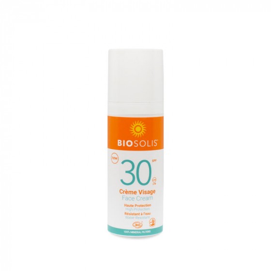 Crème Solaire Visage SPF30 anti-âge - 50 ml