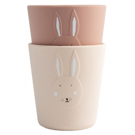 Gobelets en silicone - 2-pack - Mrs. Rabbit