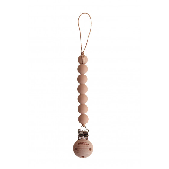 Attache-tétine Halo - Pale Taupe Attache-tétine Halo - Pale Taupe